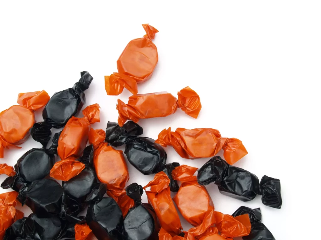 paper-wrapped candies for eco-friendly halloween packaging
