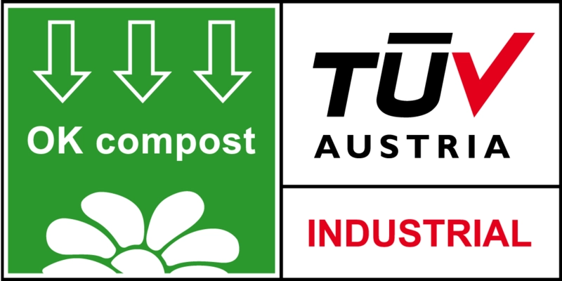 TÜV AUSTRIA OK Compost Industrial label