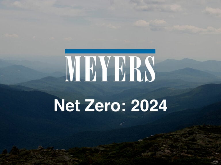 Meyers Commits to Carbon Neutrality by 2024