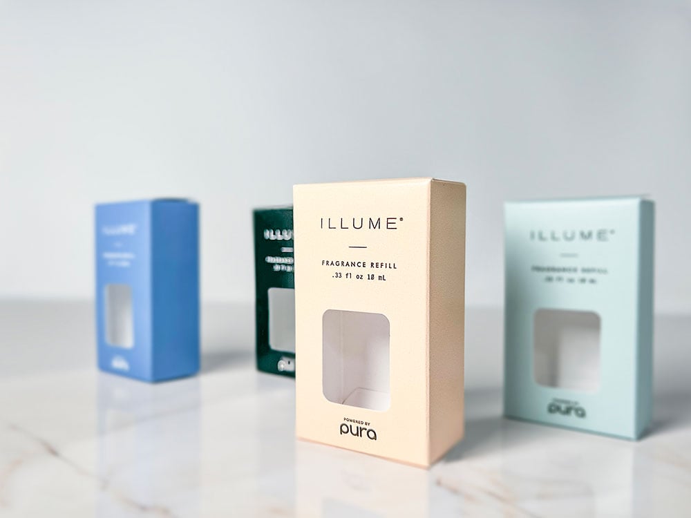Pura Illume - Folding Cartons for Cosmetics