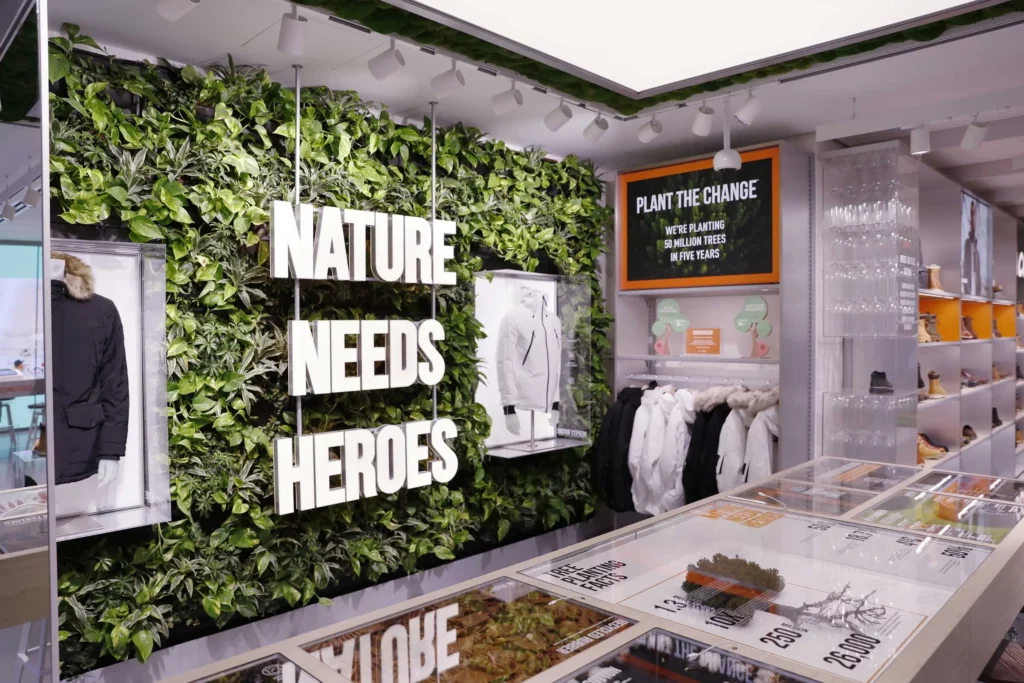 Eco-friendly retail displays