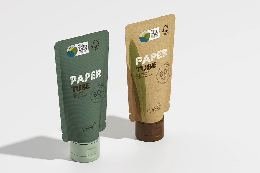 Recyclable and biodegradable beauty packaging materials