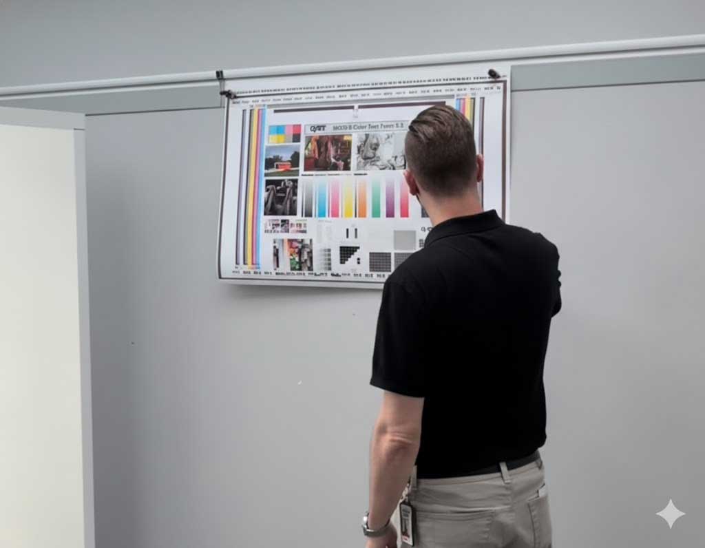 what is a press check