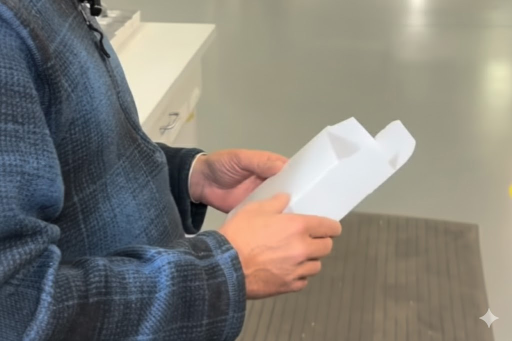 What is a straight tuck folding carton?