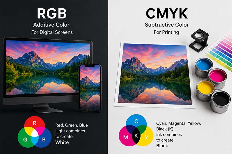 What is the difference between RGB and CMYK in Packaging Printing 