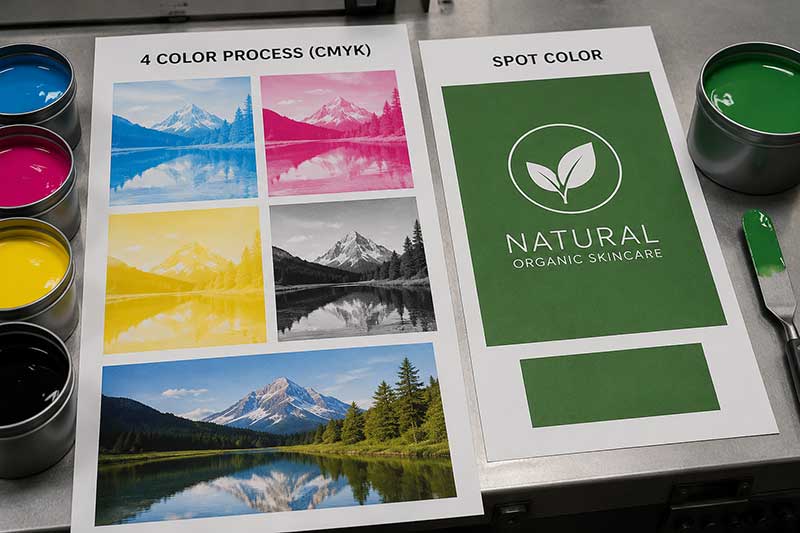CMYK vs 4 Color Process