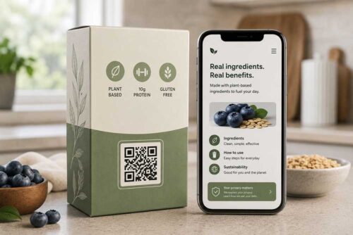 QR code packaging